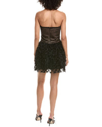 Tadashi Shoji Lula Flower Embellished Mini Dress