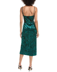 Tadashi Shoji Tadashi Shoji Juneau Spaghetti Strap Lace Midi Dress