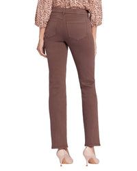 Nydj Petite Marilyn Coffee Bean Straight Leg Jean