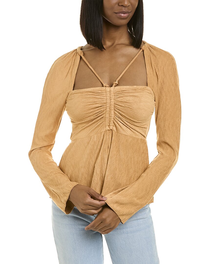 Simkhai Alanna Top Brown Multi Regular 0 (XS)