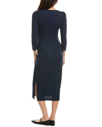 Maison Maar Maison Maar Long Sleeve Wrap Midi Dress