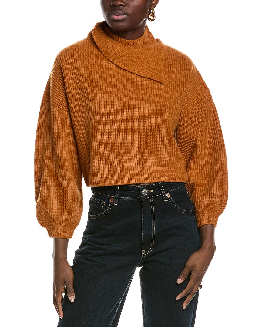 The Sei The Sei Crossback Wool & Cashmere-Blend Sweater