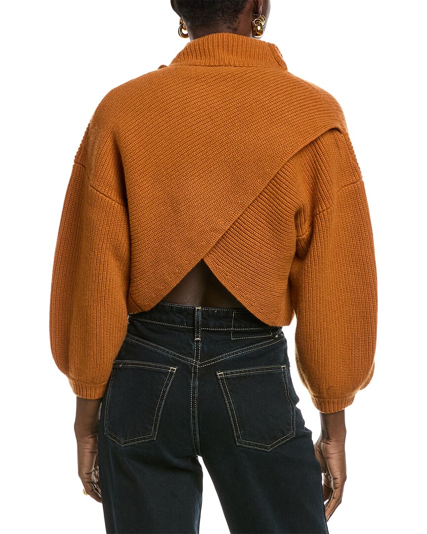 The Sei The Sei Crossback Wool & Cashmere-Blend Sweater