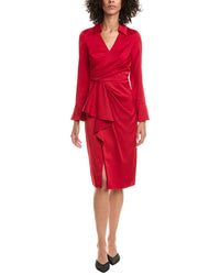 Aidan Mattox Aidan Mattox Satin Midi Dress