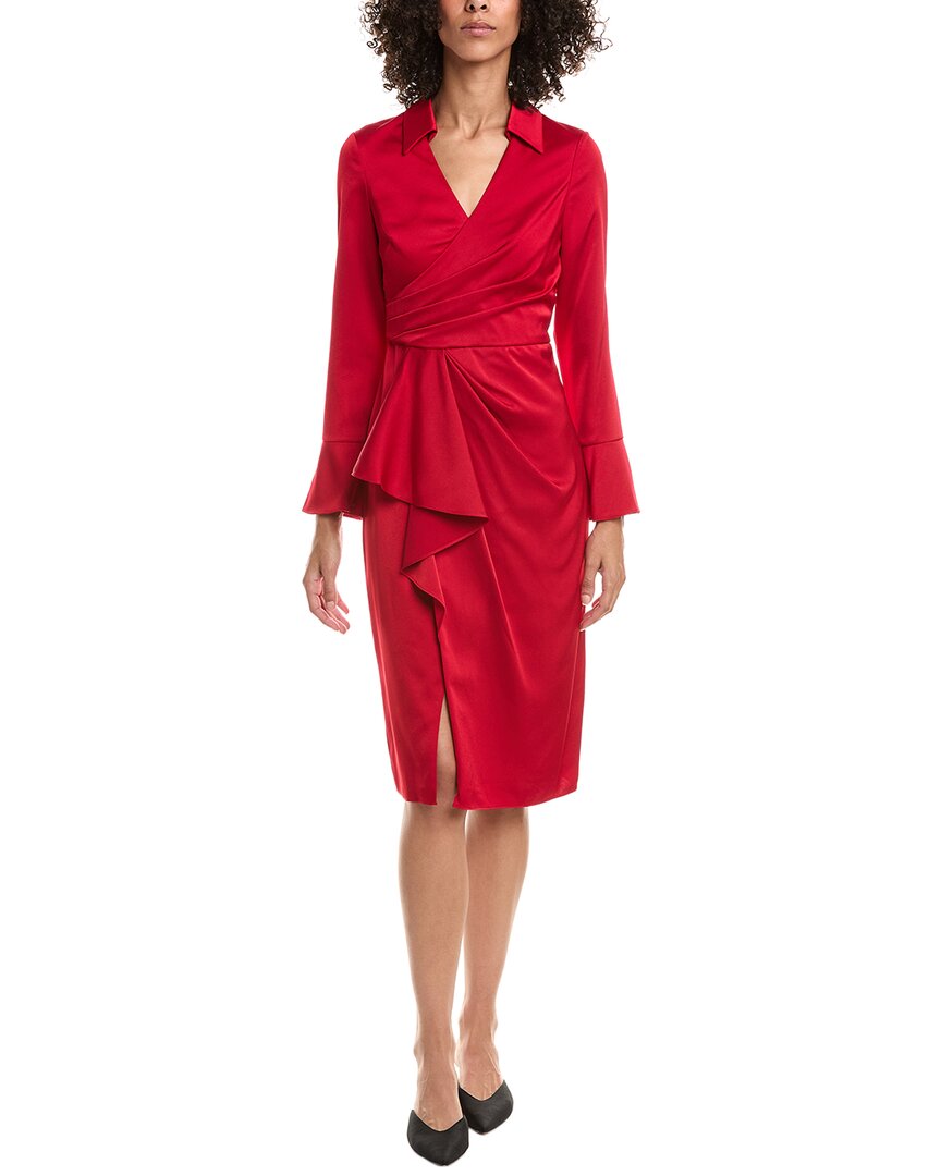 Aidan Mattox Aidan Mattox Satin Midi Dress