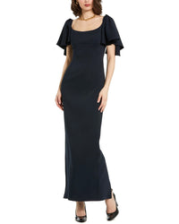 Mac Duggal Crepe Gown Navy