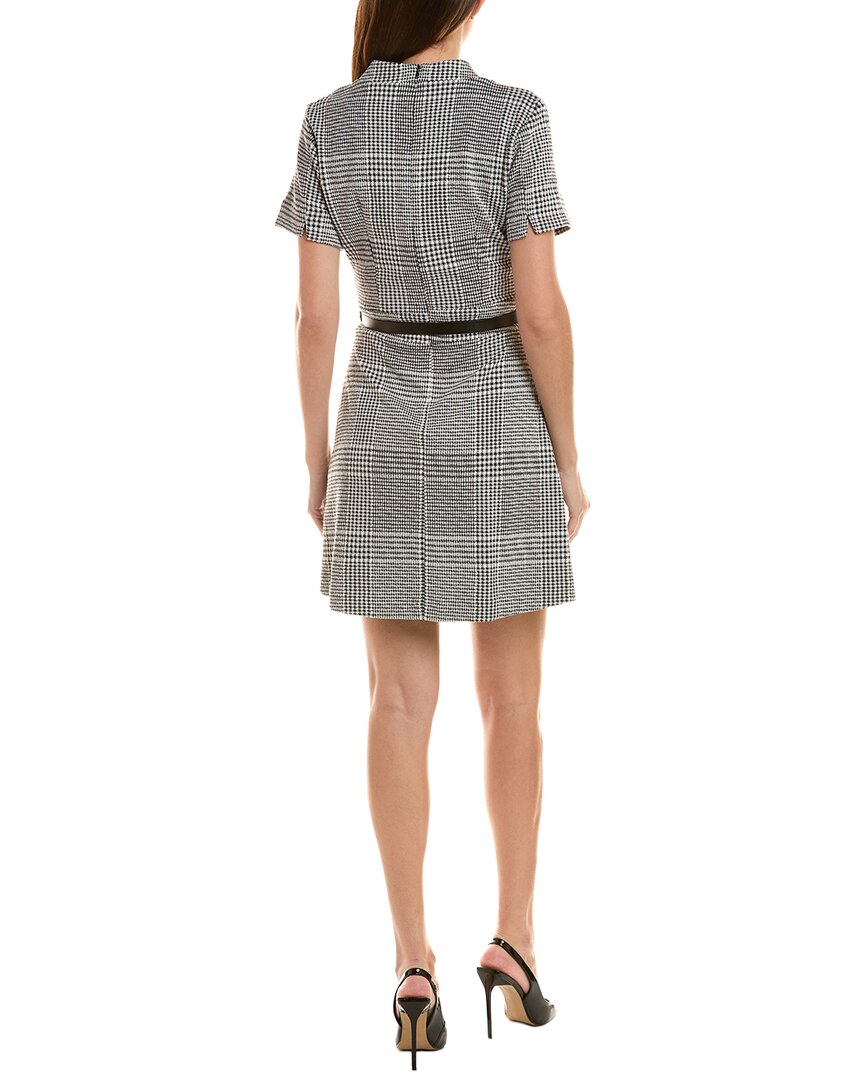 Sharagano Check Mini Dress