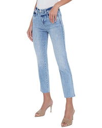 L’Agence Alexia High Rise Crop Cigarette Jean