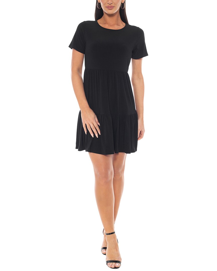 Tash + Sophie Tash + Sophie Tiered Mini Dress