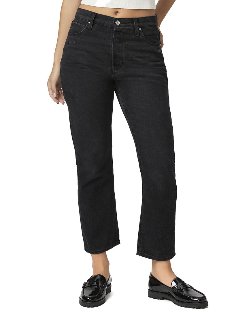Paige Billy Dark Dawn Distressed Crop Jean