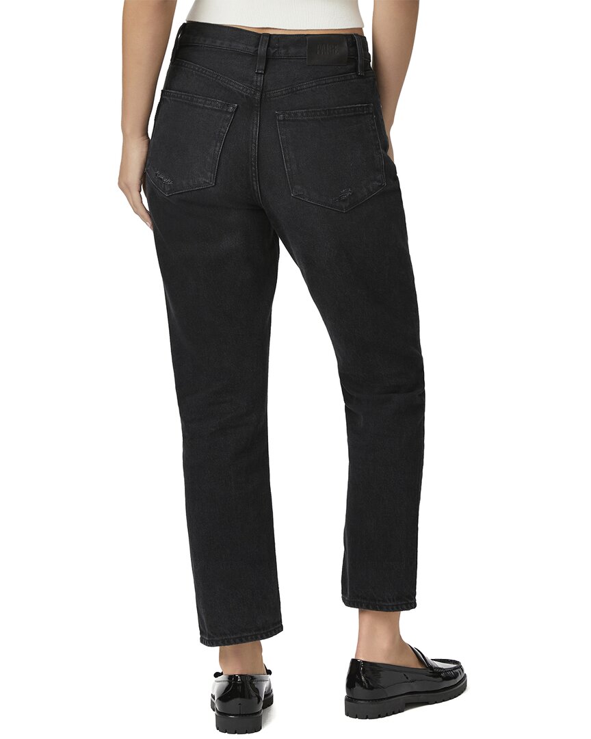 Paige Billy Dark Dawn Distressed Crop Jean
