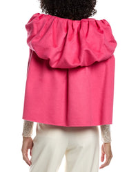 Valentino Wool & Angora-Blend Cape