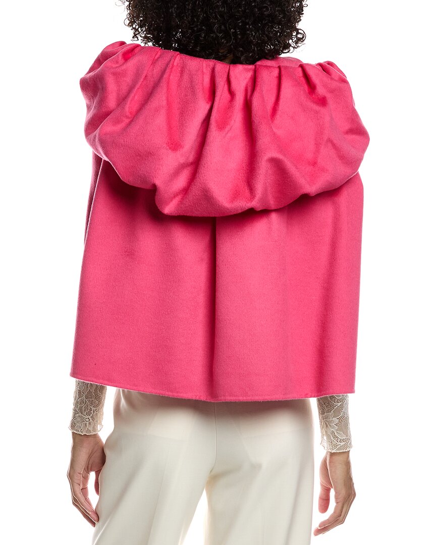 Valentino Wool & Angora-Blend Cape
