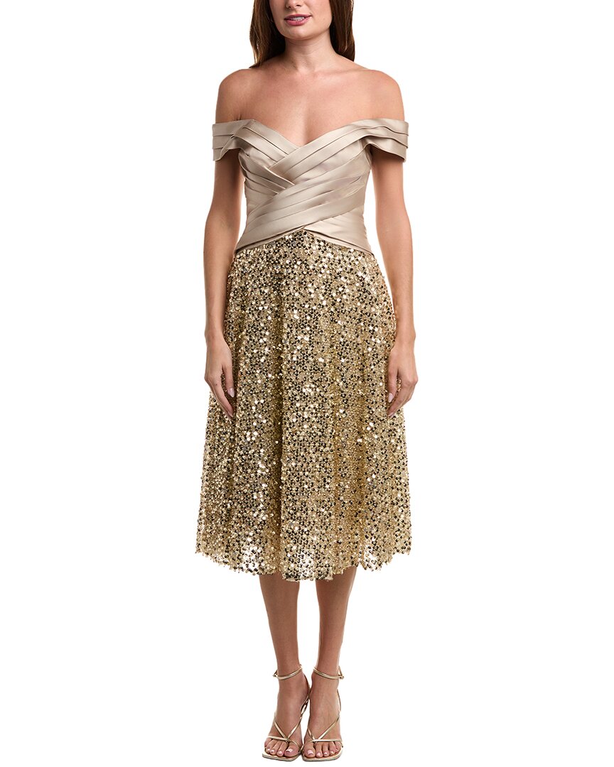 Theia Brandy Sequin Cocktail Dress