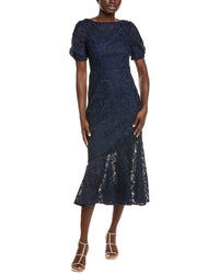 Kay Unger Portia Tea-Length Dress