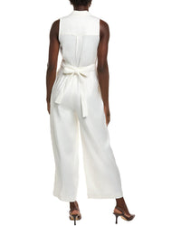 Reiss Emilia Tailored Linen-Blend Jumpsuit