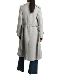 Reiss Reiss Alba Check Wool-Blend Coat