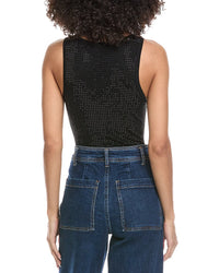 Sandro Embellished Sweater Bodysuit