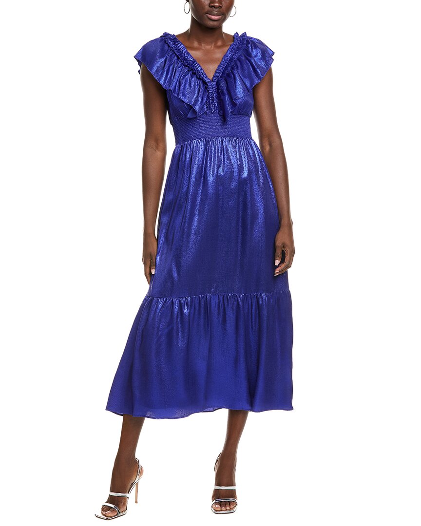 Adrianna Eve Metallic Midi Dress