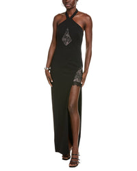 Adrianna Eve Halter Gown