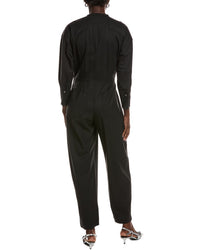Maje Peter Pan Collar Jumpsuit