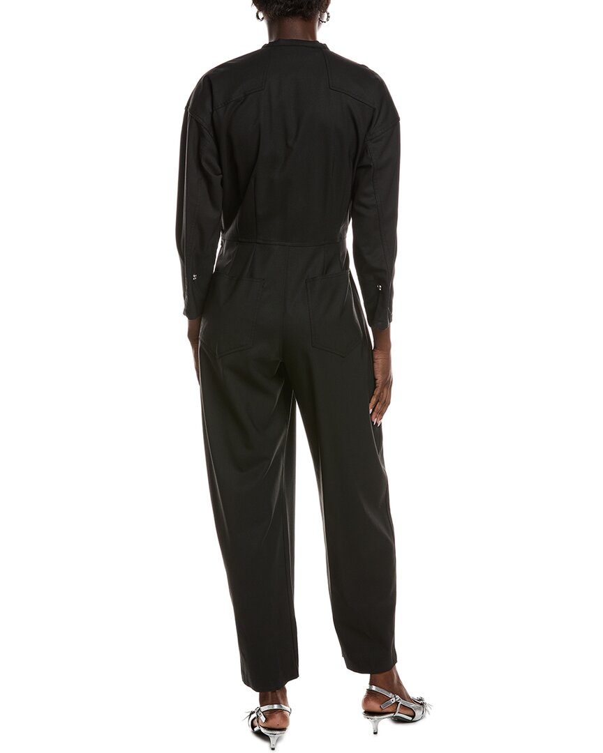 Maje Peter Pan Collar Jumpsuit