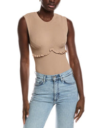 Sandro Knit Sweater Bodysuit