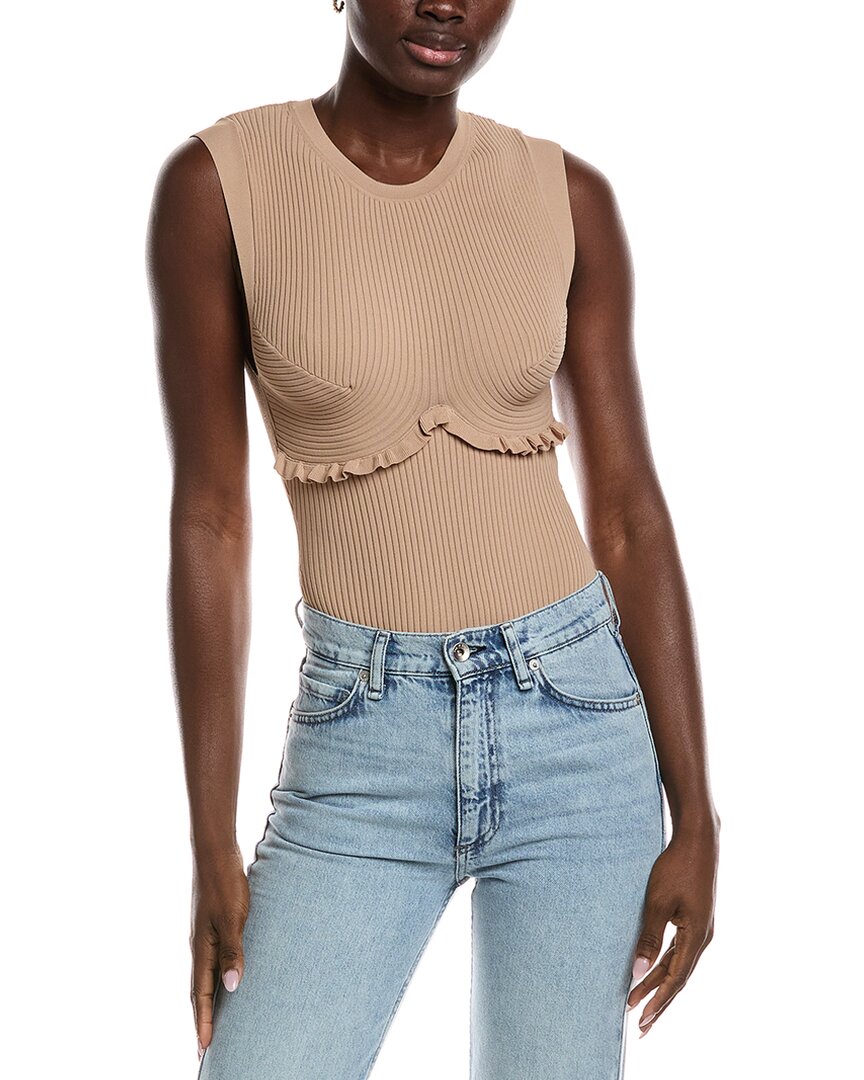 Sandro Knit Sweater Bodysuit