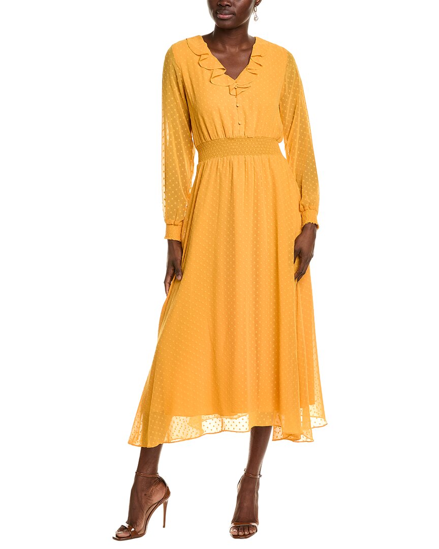Nanette Nanette Lepore Madeline Clip Dot Midi Dress