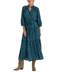 Hermoza Zoey Jo Belted Maxi Dress