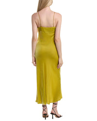 Susana Monaco Velvet Bias Silk-Blend Maxi Dress