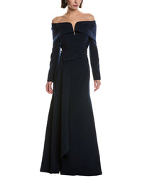 Carla Ruiz Off-The-Shoulder Maxi Dress