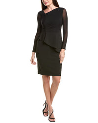 Adrianna Papell Long Sleeve Mini Dress