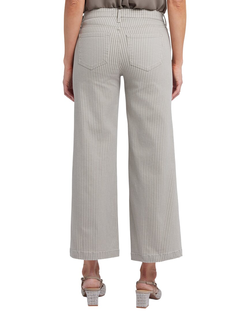 Nydj Petite Teresa Hidden Lodge Stripe Wide Leg Jean