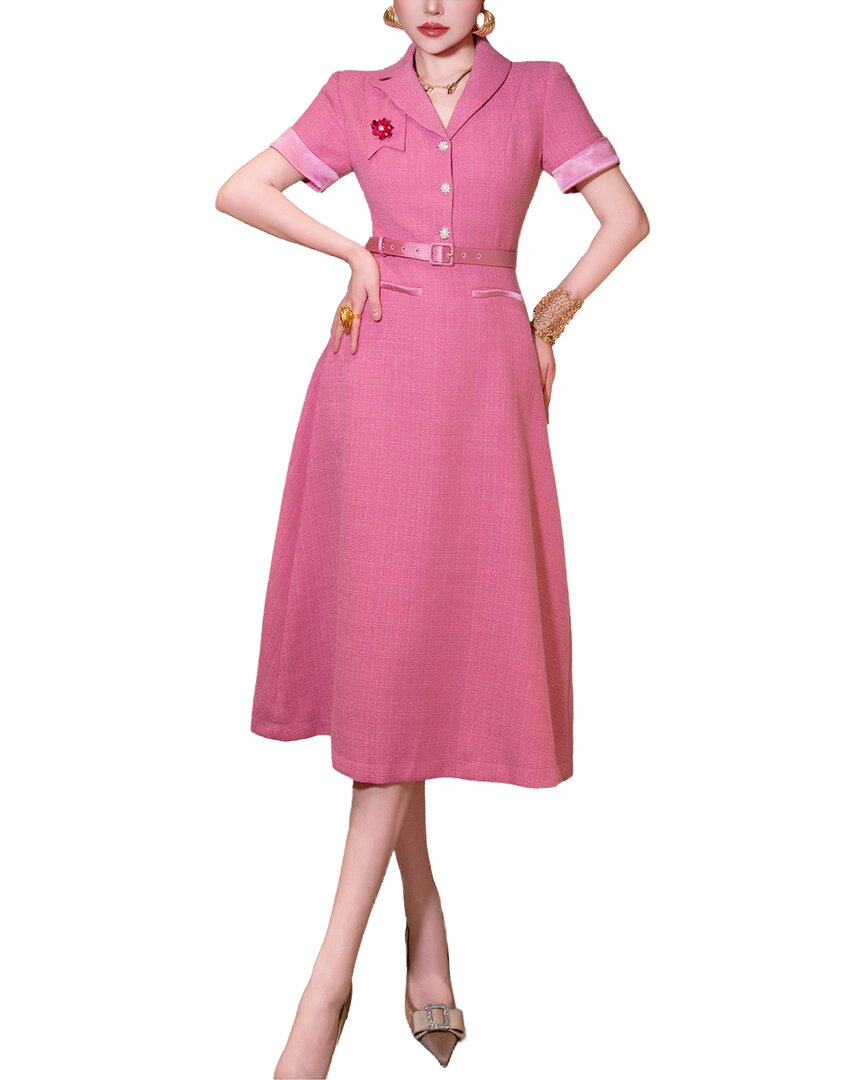 Burryco Short Sleeve Midi Dress