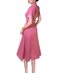 Burryco Short Sleeve Midi Dress
