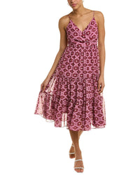 Sachin & Babi Dalia Midi Dress Pink 0