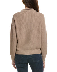THE CASHMERE PROJECT The Cashmere Project Shaker Cashmere 1/4-Zip Sweater