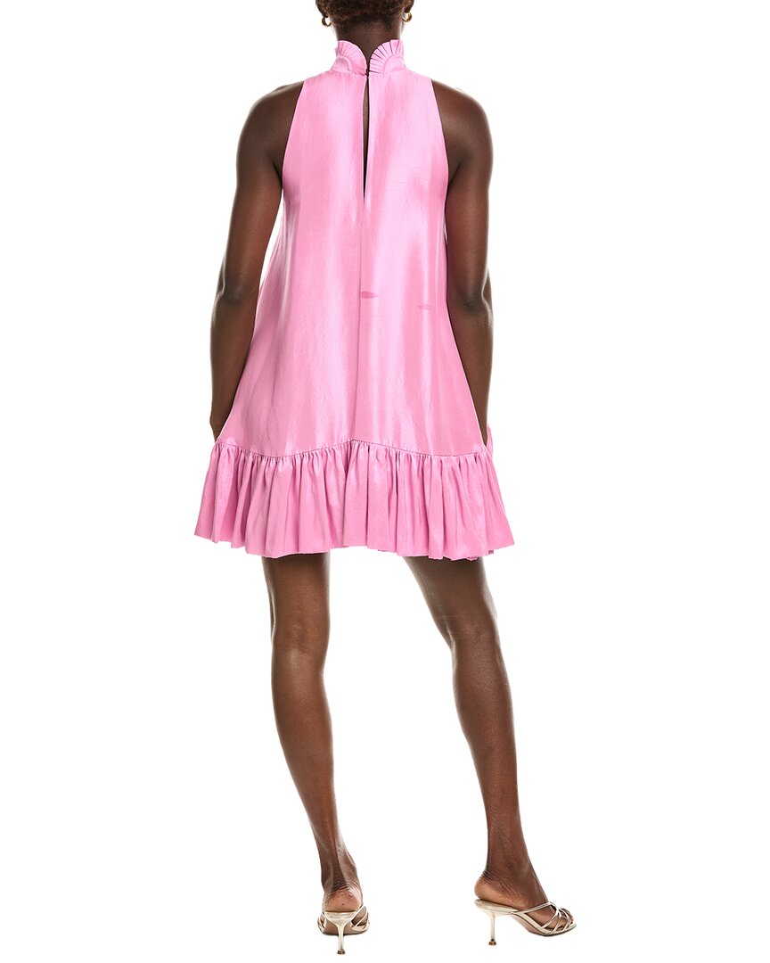 Azeeza Alcott Silk Mini Dress