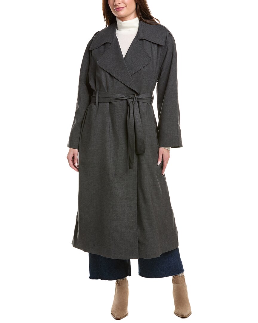 Leset Jane Wool-Blend Trench Coat
