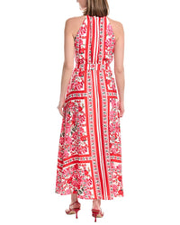Anne Klein Halter Neck Maxi Dress
