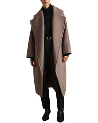 Reiss Bridget Blindseam Wool-Blend Coat