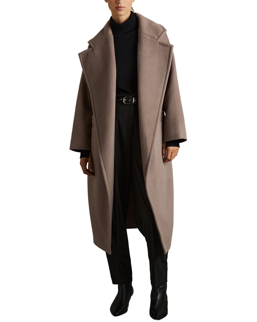 Reiss Bridget Blindseam Wool-Blend Coat