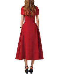 Amanda Royal Midi Dress