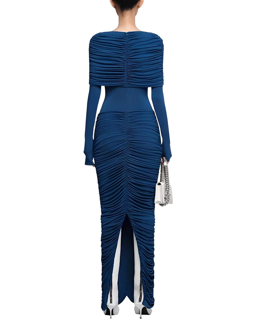 Amanda Royal Maxi Dress