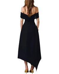 Amanda Royal Midi Dress