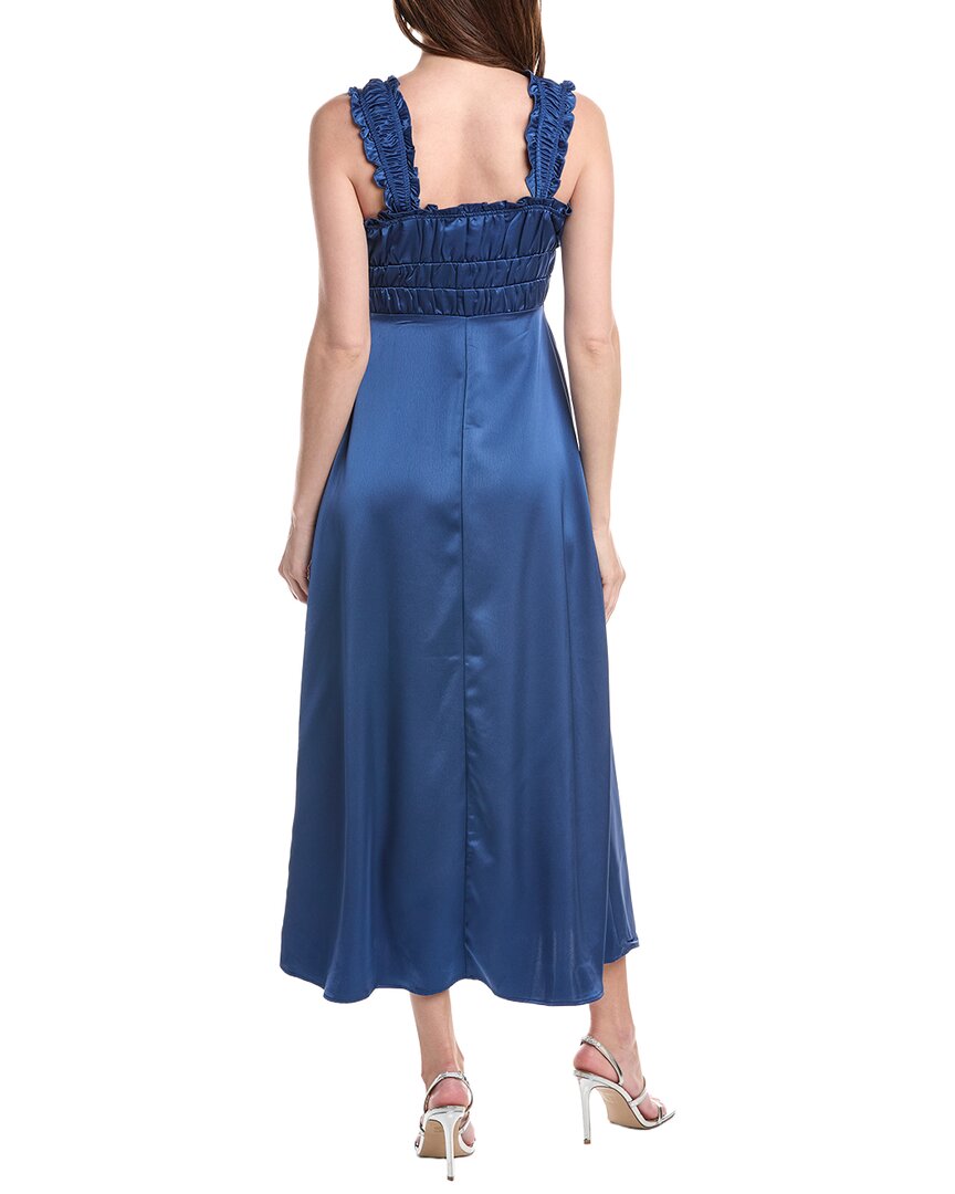 Laundry By Shelli Segal Ruched Satin Sweetheart Dress