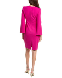 Adrianna Papell Knit Crepe Jewel Short Dress