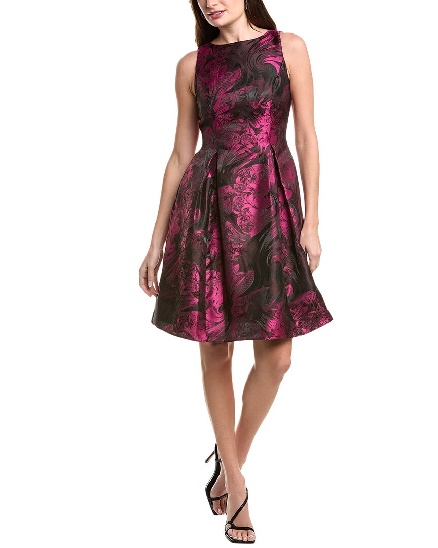 Adrianna Papell Adrianna Papell Jacquard Envelope Short Dress