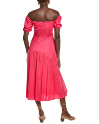 Maison Tara Stretch Poplin Maxi Dress